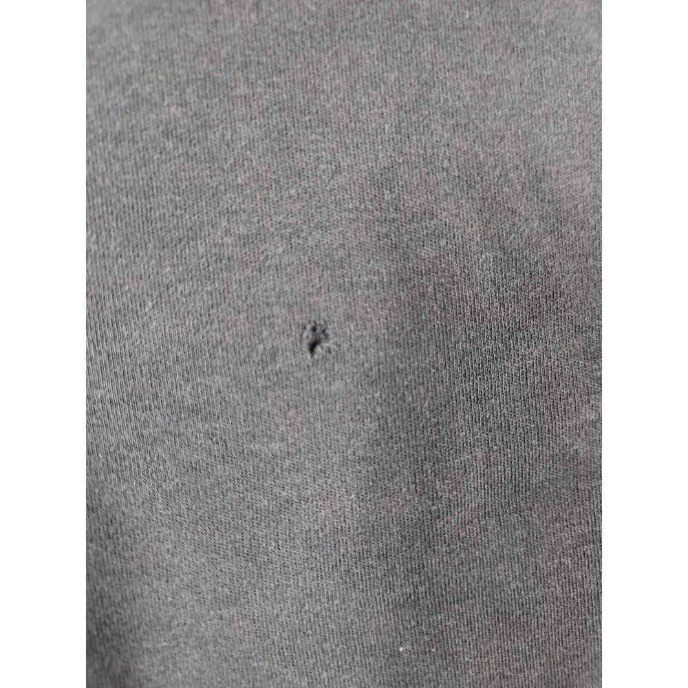 Polo Ralph Lauren Men's L Cotton Solid Navy Blue 2 Button‎ Short Sleeve Polo